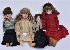Over 100 German bisque dolls             Bid on-line today through March 21st at www.fairfieldauction.com