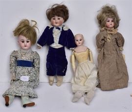 Over 100 German bisque dolls             Bid on-line today through March 21st at www.fairfieldauction.com