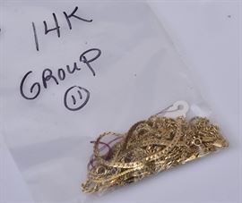 14k gold jewelry             Bid on-line today through March 21st at www.fairfieldauction.com