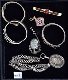 selection of Victorian jewelry             Bid on-line today through March 21st at www.fairfieldauction.com