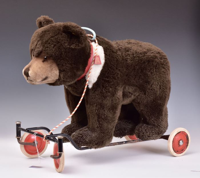 Steiff Ride On Bear             Bid on-line today through March 21st at www.fairfieldauction.com