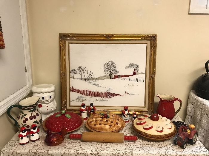 Covered Pie Dishes, McCoy Cookie Jar & More