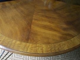 inlay detail of dining table