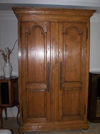 Entertainment cabinet, great for a beverage/bar or media. W 64"x L 83"