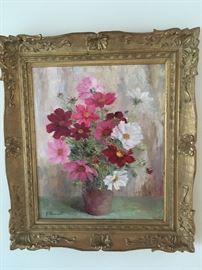 Floral Still Life Painting by George Danset