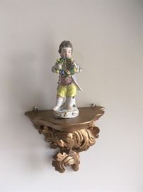 Bracket with Meissen Figure