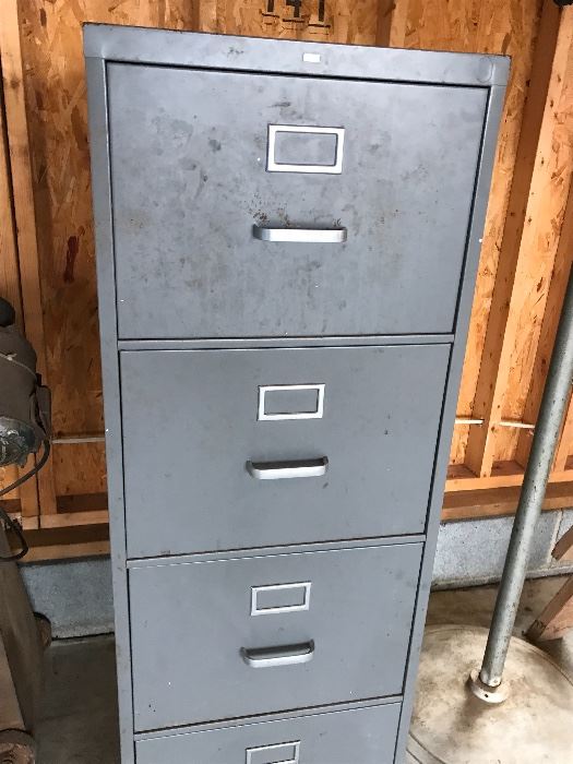 Large metal file cabinet