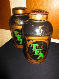 Antique Tea Containers
