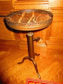 Adjustable Marbletop Table with Gallery