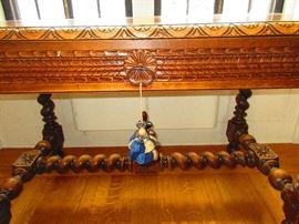 19th C. English Barley Twist Desk