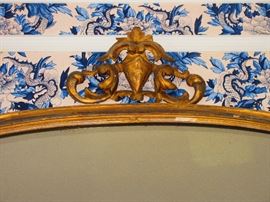 Detail of Massive 18th C. Mirror