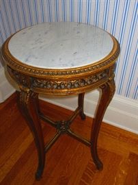 Antique French Gilt Marbletop Table