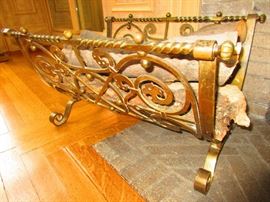 Bronze Log Rack