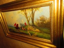 J. Stone, English, oil on board