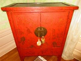 Antique Chinese Lacquered Cabinet