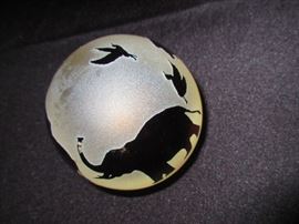 Artist Signed Paperweight 