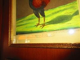 Robert Pollard, London 1823, framed chromolithograph, "Yorkshire Hero"