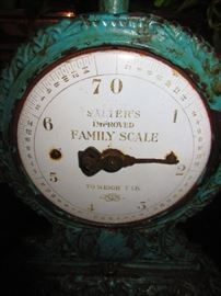 Detail of Antique Saitter’s Family Scale