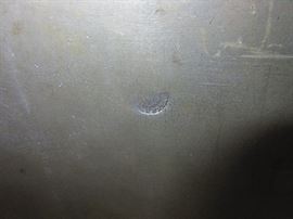 Detail of Early 19th C. Wood and Pewter Fountain