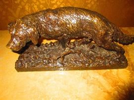 Christophe Fratin “Setter à Larrêt” Bronze