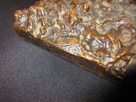 Detail of Christophe Fratin “Setter à Larrêt” Bronze