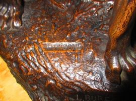 Detail of L. Bureaud Bronze Setters