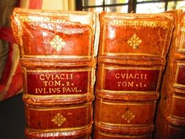 Detail of Group of Jacobi Cviacii Praestantissimi Opervm Books