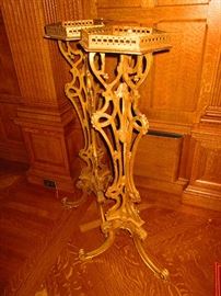 Pair of 19th C. Gilt Plant Stands