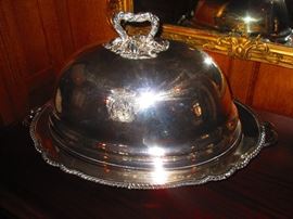19th C. Turkey Tray and Dome