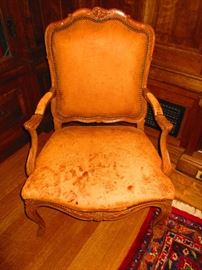 Georgetown Regency-Style Leather Chair
