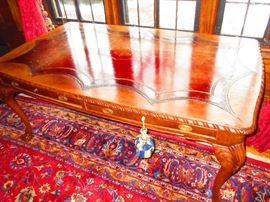 Mid-19th C. Leather Top English Desk