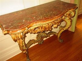 Italian Painted Console Table