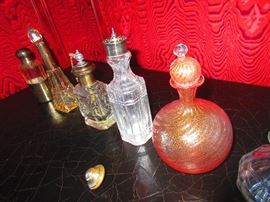 Antique Vanity and Perfume Bottles