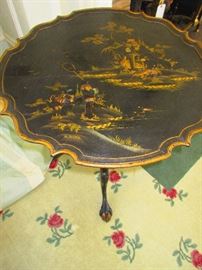 19th C. Chinoiserie Tilt-Top Table