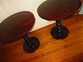 Pair of Century Pedestal Tables