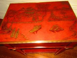 Detail of Maitland-Smith Chinoiserie Stand