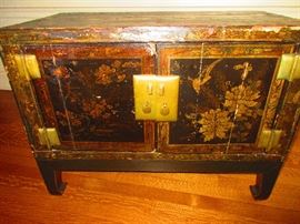 Antique Chinese 2 Door Cabinet