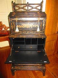 Detail of 3-Tier Secretary Attributed to Maitland Smith