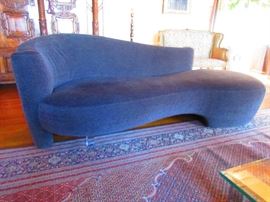  Pair of Vladimir Kagan Cloud Sofas with Lucite Legs
