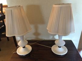 HOBNAIL BEDSIDE LAMPS