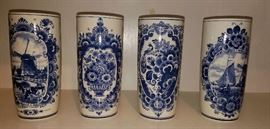 Delft Blue & White Vases
