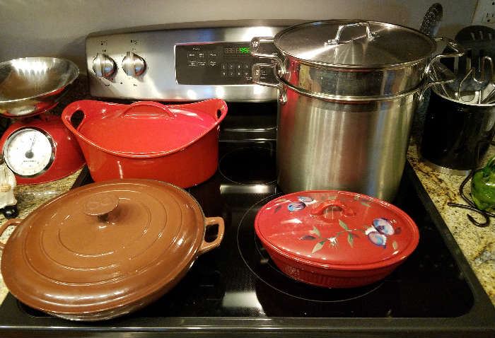 Cookware to include AL Clad, Food Network, Rachael Ray, Daniel Cremieux, Wolfgang Puck 