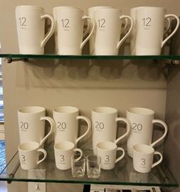 Lots of Starbucks Cups