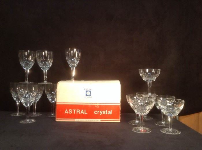 113 Astral Crystal Stemware