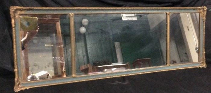 188 Vintage Wood Framed mirror