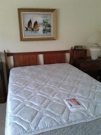 Mid century complete bed