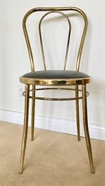 "Bentwood Chair" Rendered in Brass