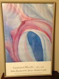 Georgia O'Keefe framed poster
