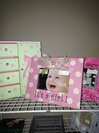 Baby girl frame