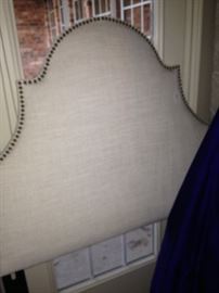 Padded twin headboard